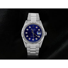 Afbeelding in Gallery-weergave laden, Rolex Datumjust blauwe diamant