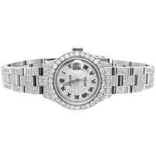 Afbeelding in Gallery-weergave laden, volledige diamanten armband Rolex