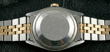 Afbeelding in Gallery-weergave laden, Rolex Datumjust horloge tweekleurige diamanten wijzerplaat Jubileum-stijl ivoor