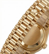 Afbeelding in Gallery-weergave laden, Rolex Datumjust rand Champagne-tapijtstok met wijzerplaathorloge voorzitter Stijl