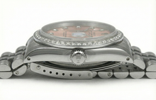 Afbeelding in Gallery-weergave laden, Rolex Datumjust roestvrij staal Horloge Roze Wijzerplaat Fg Middelgrote Rolex Roze Wijzerplaat Roestvrij