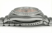 Afbeelding in Gallery-weergave laden, Rolex Datumjust roestvrij staal Horloge Roze Wijzerplaat Fg Middelgrote Rolex Roze Wijzerplaat Roestvrij