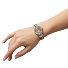 Afbeelding in Gallery-weergave laden, Rolex Datumjust tweekleurige dameshorloge met diamanten rand P2