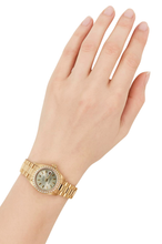 Afbeelding in Gallery-weergave laden, Rolex Datumjust voorzitter-stijl horloge ivoorkleurige diamanten rand P1