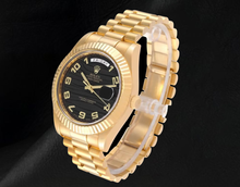 Afbeelding in Gallery-weergave laden, Rolex Day-Date II 41 mm Herenhorloge Koepelvormige Lunette Geelgoud