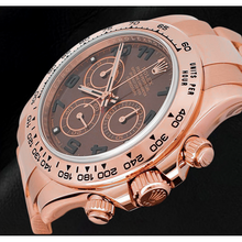 Afbeelding in Gallery-weergave laden, Rolex Daytona Koffiebruine Arabische Cosmograph Wijzerplaat Roségoud 18K Horloge