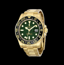 Afbeelding in Gallery-weergave laden, Rolex GMT-Master II 116718 40mm Groene Lichtgevende Wijzerplaat Geelgoud Horloge