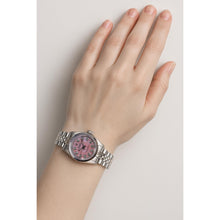 Afbeelding in Gallery-weergave laden, Rolex Horloge Oyster Perpetual Roestvrij Staal Gecanneleerde Lunette Diamanten Wijzerplaat