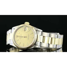 Afbeelding in Gallery-weergave laden, Gecanneleerde Lunette Goud Rolex