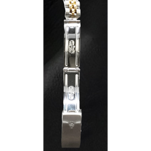 Afbeelding in Gallery-weergave laden, Rolex Jaar 2001 Datejust Grijs Parelmoer Diamant Wijzerplaat 26 mm Tweekleurig Horloge