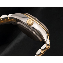 Afbeelding in Gallery-weergave laden, Rolex Lady-Datejust 279173 Lunette Gecanneleerd Tweekleurig Jubilee 28 mm Horloge