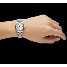 Afbeelding in Gallery-weergave laden, Rolex Lady-Datejust Witte Romeinse Wijzerplaat 26 mm Roestvrijstalen Horloge P5