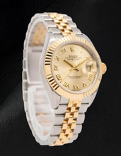 Afbeelding in Gallery-weergave laden, Rolex Lady-Datejust 28mm 279173 Champagne Romeinse Wijzerplaat Tweekleurig Horloge