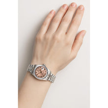 Afbeelding in Gallery-weergave laden, Rolex Lady Salmon-horloge met Romeinse wijzerplaat P4