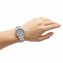 Afbeelding in Gallery-weergave laden, Rolex Oester Doorlopend 26 mm roestvrij stalen dameshorloge