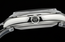 Afbeelding in Gallery-weergave laden, Rolex Oester Doorlopend 31 mm stalen dameshorloge met lichtgevende wijzerplaat in zalmkleur