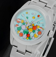 Afbeelding in Gallery-weergave laden, Rolex Oyster Perpetual 277200 31 mm Turkoois Celebration Wijzerplaat met Streepindexen Roestvrij Staal Horloge
