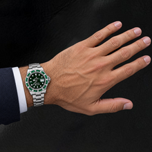Afbeelding in Gallery-weergave laden, Rolex Submariner 40 mm 16800 Groene Lichtgevende Wijzerplaat Roestvrij Staal Horloge