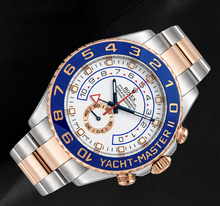Afbeelding in Gallery-weergave laden, Rolex Yacht-Master II 116681 44mm Witte Wijzerplaat Blauwe Keramische Lunette Tweekleurig Horloge