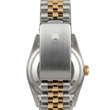 Afbeelding in Gallery-weergave laden, Rolex dames 18K geelgouden diamanten horloge met roze wijzerplaat