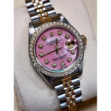Afbeelding in Gallery-weergave laden, Rolex dames horloge 18K