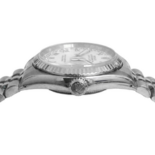 Afbeelding in Gallery-weergave laden, Rolex datumjust horloge diamanten wijzerplaat jubileumarmband roestvrij staal