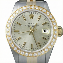 Afbeelding in Gallery-weergave laden, Rolex diamanten rand witte stok wijzerplaat horloge rand G Jubileum-armband