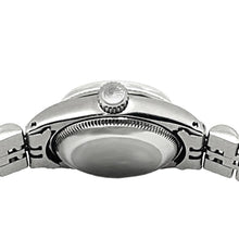 Afbeelding in Gallery-weergave laden, Rolex roestvrij staal jubileum Datumjust dameshorloge met grijze diamanten wijzerplaat