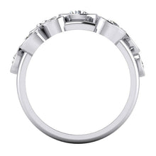 Afbeelding in Gallery-weergave laden, Ronde Bubble Echt Diamond Ring 2,10 karaat 6 mm brede omlijsting set