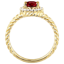 Afbeelding in Gallery-weergave laden, echte round diamant 1.25karaat ring op wit