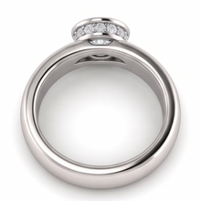 Afbeelding in Gallery-weergave laden, Ronde Diamanten Echte Jubileumring 1.66 karaat Bezel en Griffenset