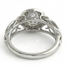 Afbeelding in Gallery-weergave laden, Ronde Diamanten verlovingsjubileum 1,10 karaat fancy ring WG 14K