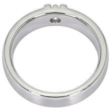Afbeelding in Gallery-weergave laden, Ronde Echt Diamanten Herenring Met Geborstelde Afwerking 14K 0,50 Karaat Witgoud