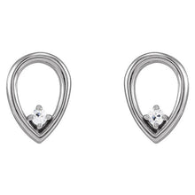 Afbeelding in Gallery-weergave laden, Ronde Echt Diamanten Oude Mijnwerker Oorbellen 1 Karaat Traanvormige Sieraden