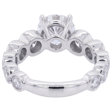 Afbeelding in Gallery-weergave laden, Ronde Echt Diamanten Verlovingsring 3,50 Karaat 6-Tands Witgoud 14K