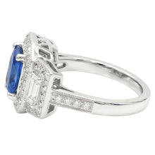 Afbeelding in Gallery-weergave laden, echte round smaragd 3karaat ring close-up detail