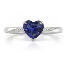 Afbeelding in Gallery-weergave laden, echte round diamant 2karaat ring close-up detail
