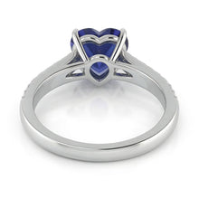 Afbeelding in Gallery-weergave laden, echte round diamant 2karaat ring profielweergave