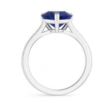Afbeelding in Gallery-weergave laden, echte round diamant 4karaat eternity ring op wit