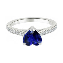 Afbeelding in Gallery-weergave laden, echte round diamant 2.50karaat ring bovenaanzicht