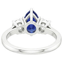 Afbeelding in Gallery-weergave laden, echte round diamant 3karaat ring close-up detail
