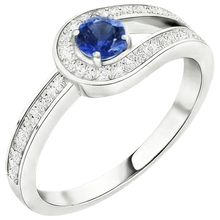 Afbeelding in Gallery-weergave laden, echte round diamant 1.50karaat ring close-up detail