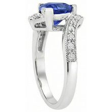 Afbeelding in Gallery-weergave laden, echte round diamant 3karaat ring op wit