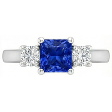 Afbeelding in Gallery-weergave laden, echte round diamant 1.25karaat ring bovenaanzicht