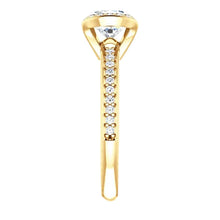 Afbeelding in Gallery-weergave laden, Ronde Echt Diamanten Verlovingsring 1,85 Karaat Geel Goud 14K Sieraden Nieuw