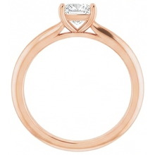 Afbeelding in Gallery-weergave laden, Diamant Solitaire Verlovingsring 2 karaat 14K Rosé Goud – vooraanzicht