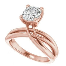 Afbeelding in Gallery-weergave laden, Natuurlijke Diamanten Ring 5ct - Roségoud 14K
