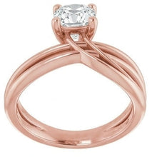 Afbeelding in Gallery-weergave laden, Natuurlijke Diamanten Ring 5ct - Roségoud 14K