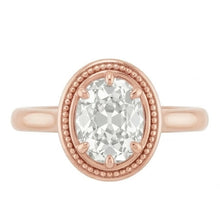 Afbeelding in Gallery-weergave laden, Natuurlijke Diamanten Ring 4ct - Roségoud 14K