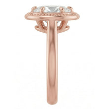 Afbeelding in Gallery-weergave laden, Natuurlijke Diamanten Ring 4ct - Roségoud 14K